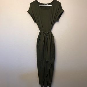 Olive Green Dress